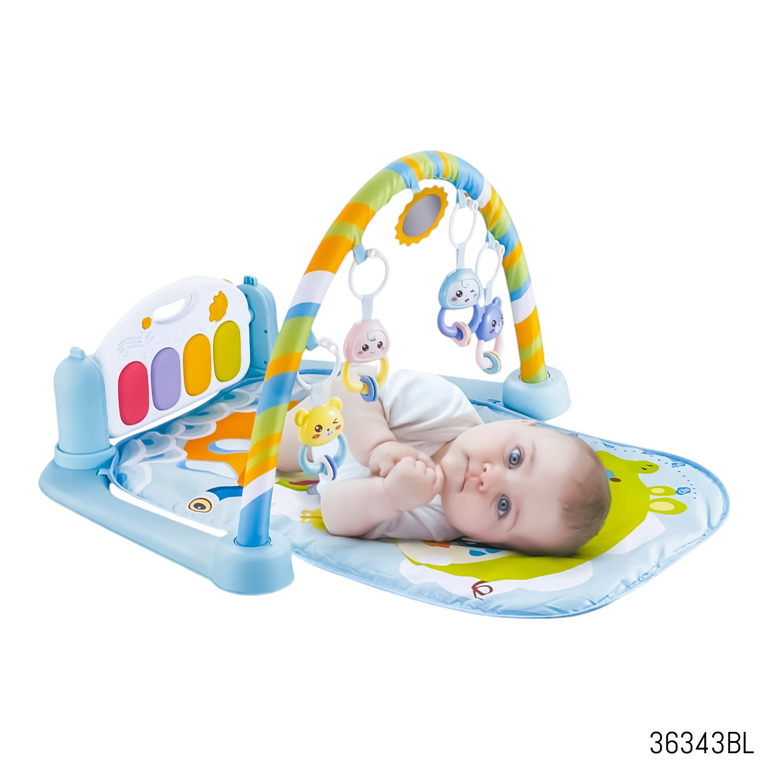 Baby activity mat with piano on sale